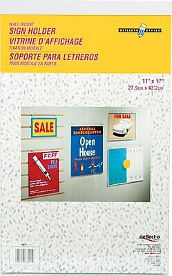WALL MOUNT SIGN HOLDER  
VITRINE D'AFFICHAGE  
FIXATION MURALE  
SOPORTE PARA LETREROS  
PARA MONTAJE EN PARED  

11" x 17"  
27.9cm x 43.2cm  

SALE  
FREE FLU SHOT  
CENTRAL KINDERGARTEN Open House  
FOR SALE  
CALIFORNIA  
deflect-o