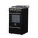 Angle. Forno Appliances - Lamazze 2.05 Cu. Ft. Freestanding Gas Range - Black.