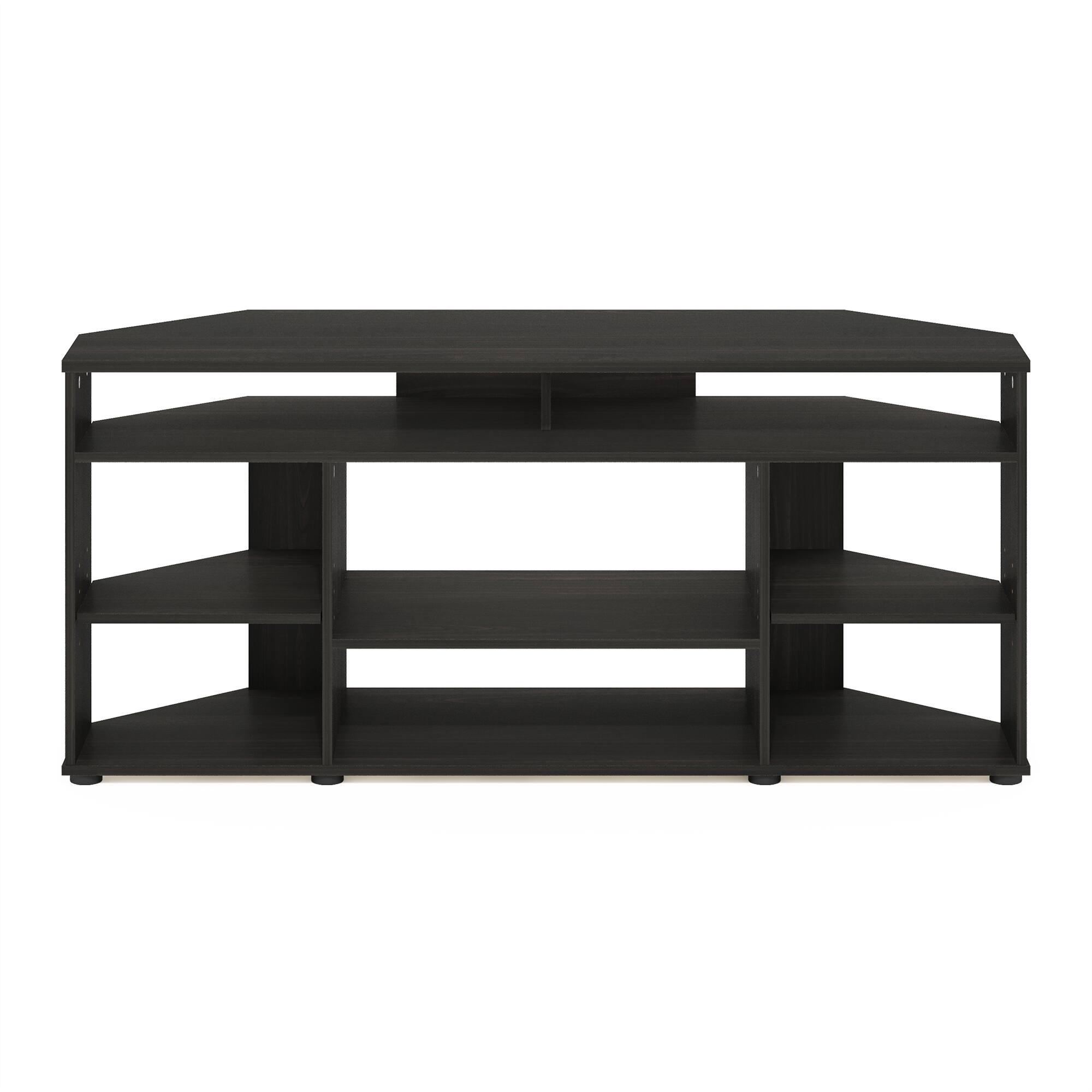 Alt View 2. Furinno - Jensen Corner TV Stand TV up to 55 Inches - Espresso.