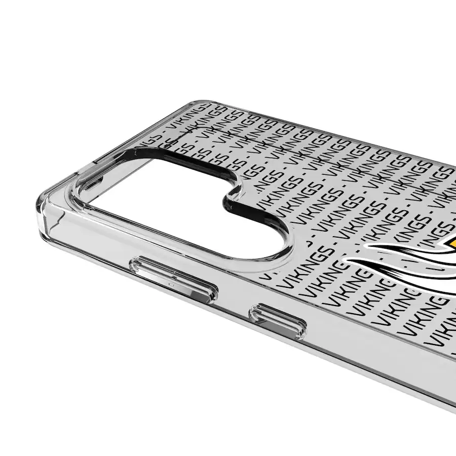 Iphone Text Format Keyscaper NFL Minnesota Vikings Galaxy Clear Text Backdrop Design Case ...