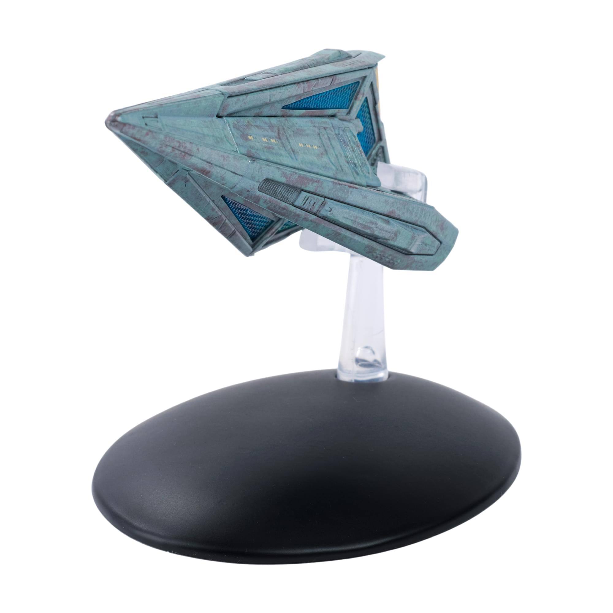 Alt View 3. Eaglemoss - Eaglemoss Star Trek Starship Replica | Tholian Starship - Blue.