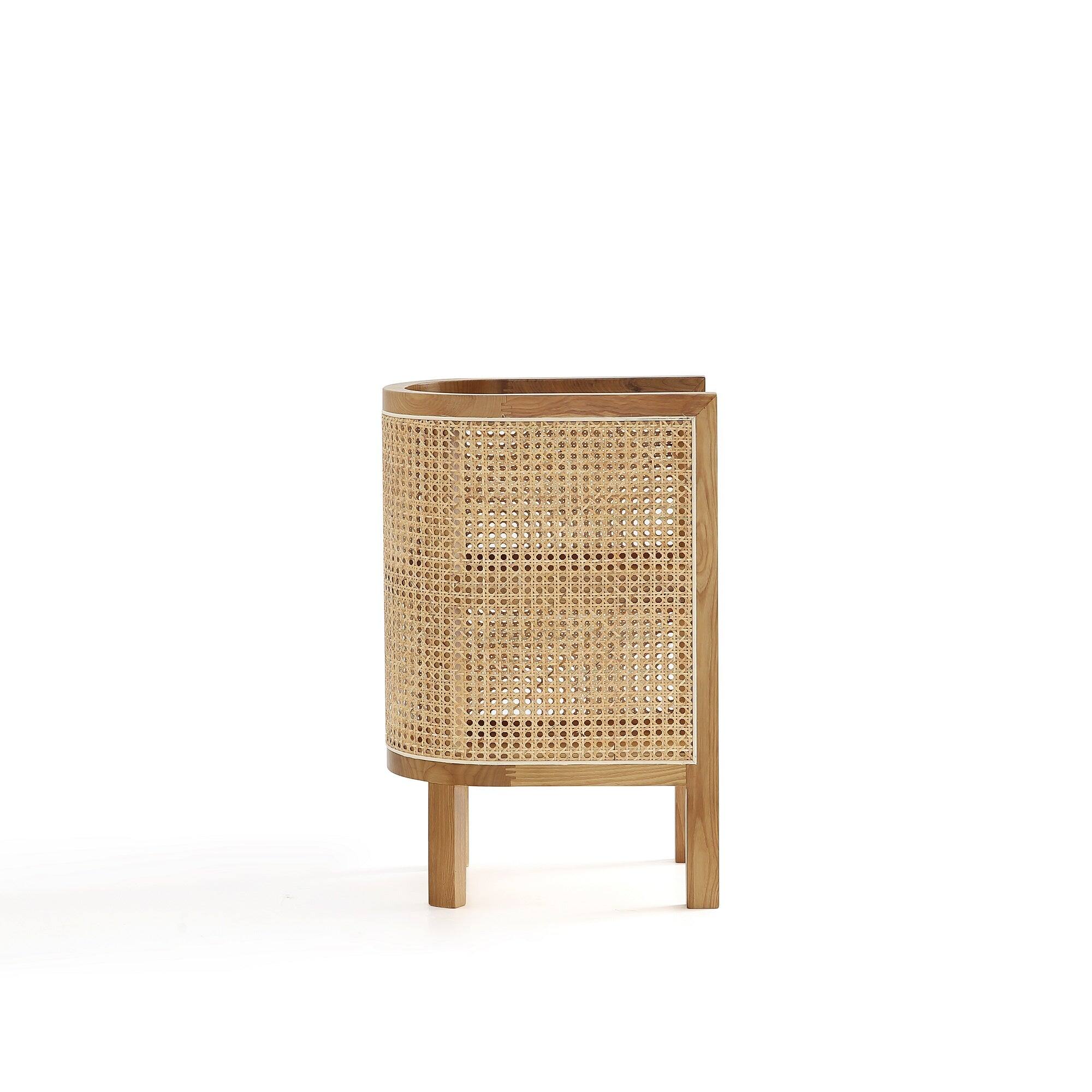 Alt View 1. Manhattan Comfort - Versailles Industry Chic End Table - Natural.