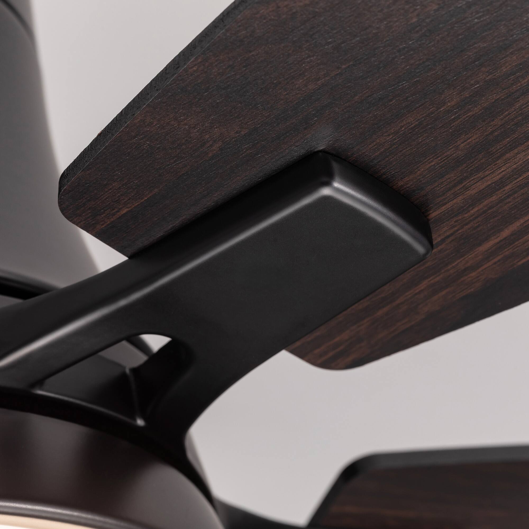 Alt View 6. Siljoy - 42 Inch Black Low Profile Flush Mount Ceiling Fan with Light and Remote Reversible Dimmable for Bedroom  Living Room - Black.