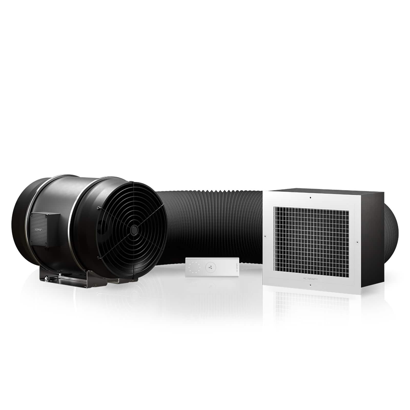 AC Infinity - CLOUDWAY S12, Whole House Fan 12" with Wireless Speed Controller
