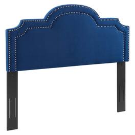 Belinda Performance Velvet King/California King Headboard by Modway - Navy