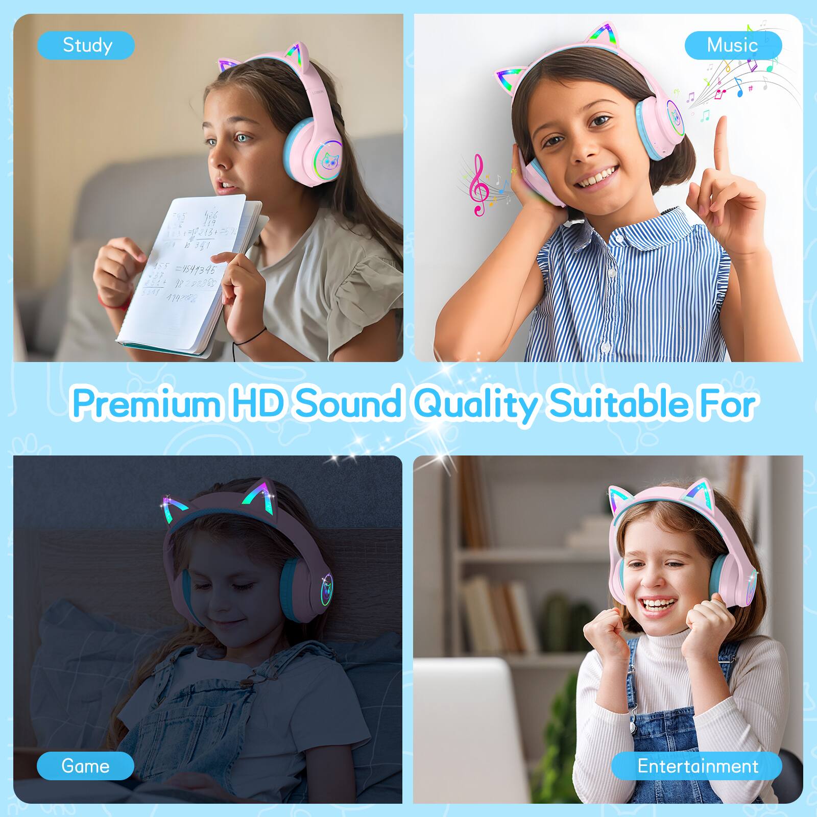 Study Music 5 714 -. 151 455 = 19395 37 BL TEU 19/42 Dn Premium HD Sound Quality Suitable For Game Entertainment