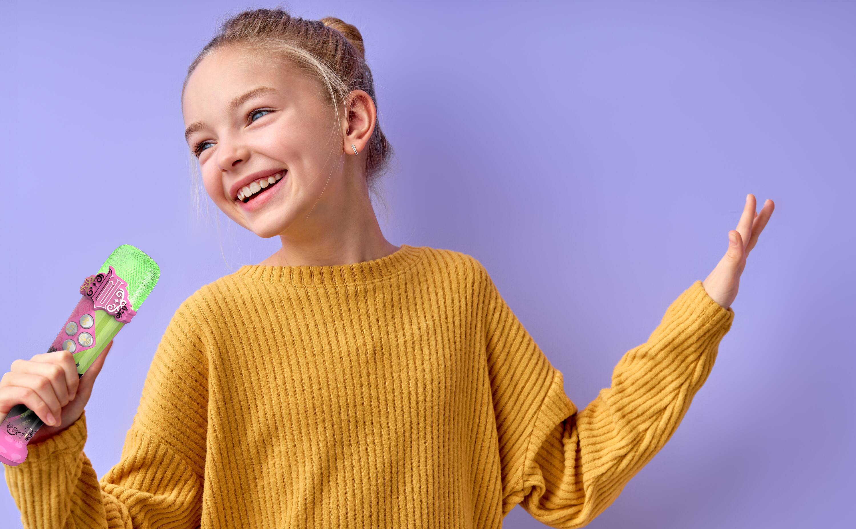 Back. eKids - eKids Wicked Bluetooth Karaoke Microphone for Kids.