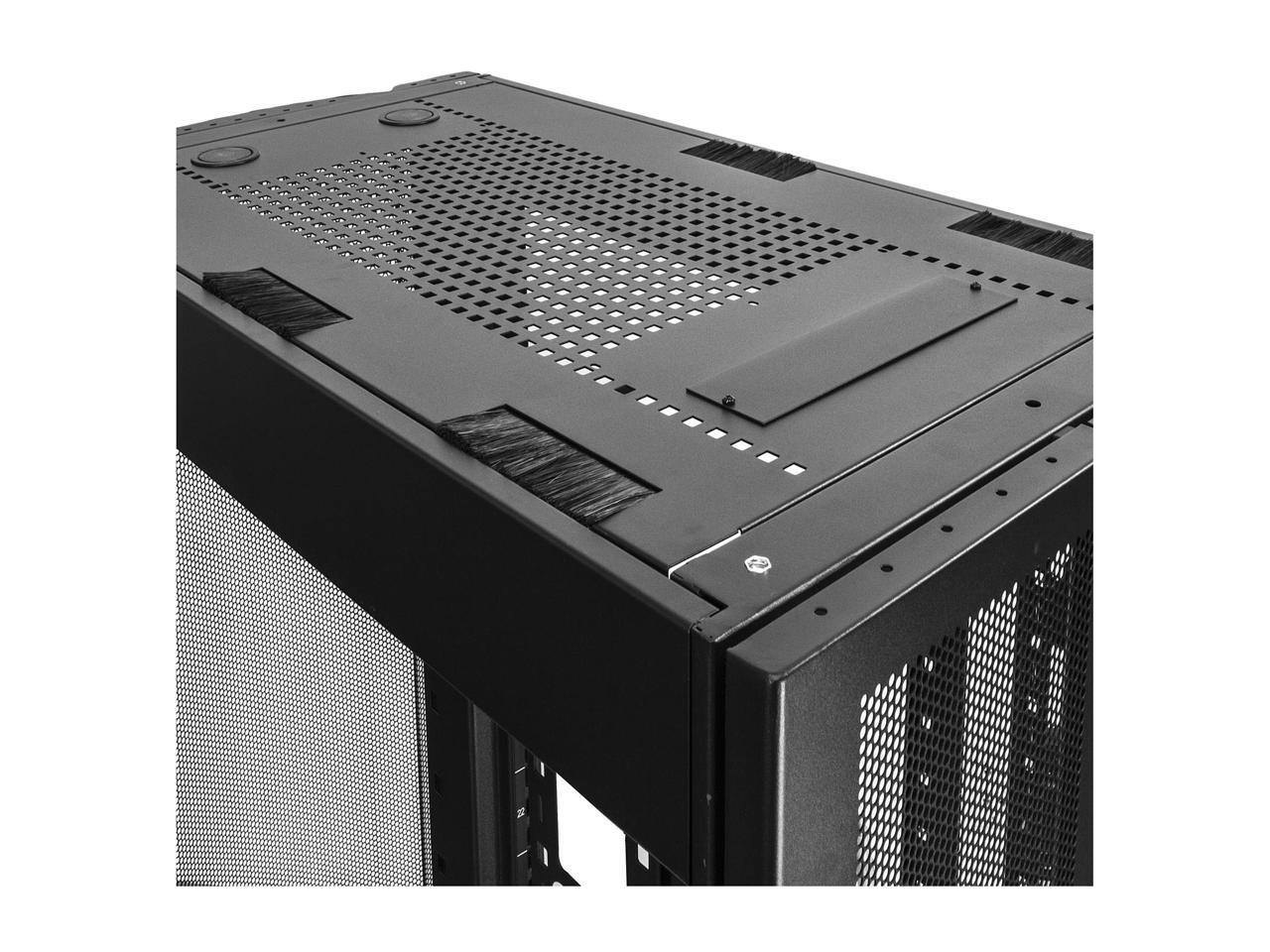 Alt View 7. Startech - StarTech.com RK2537BKM 25U Server Rack Cabinet - 37" Deep Enclosure - Network/Computer Cabinet - Black.