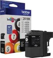 Brother - LC201BK Standard-Yield Ink Cartridge - Black - Front_Zoom