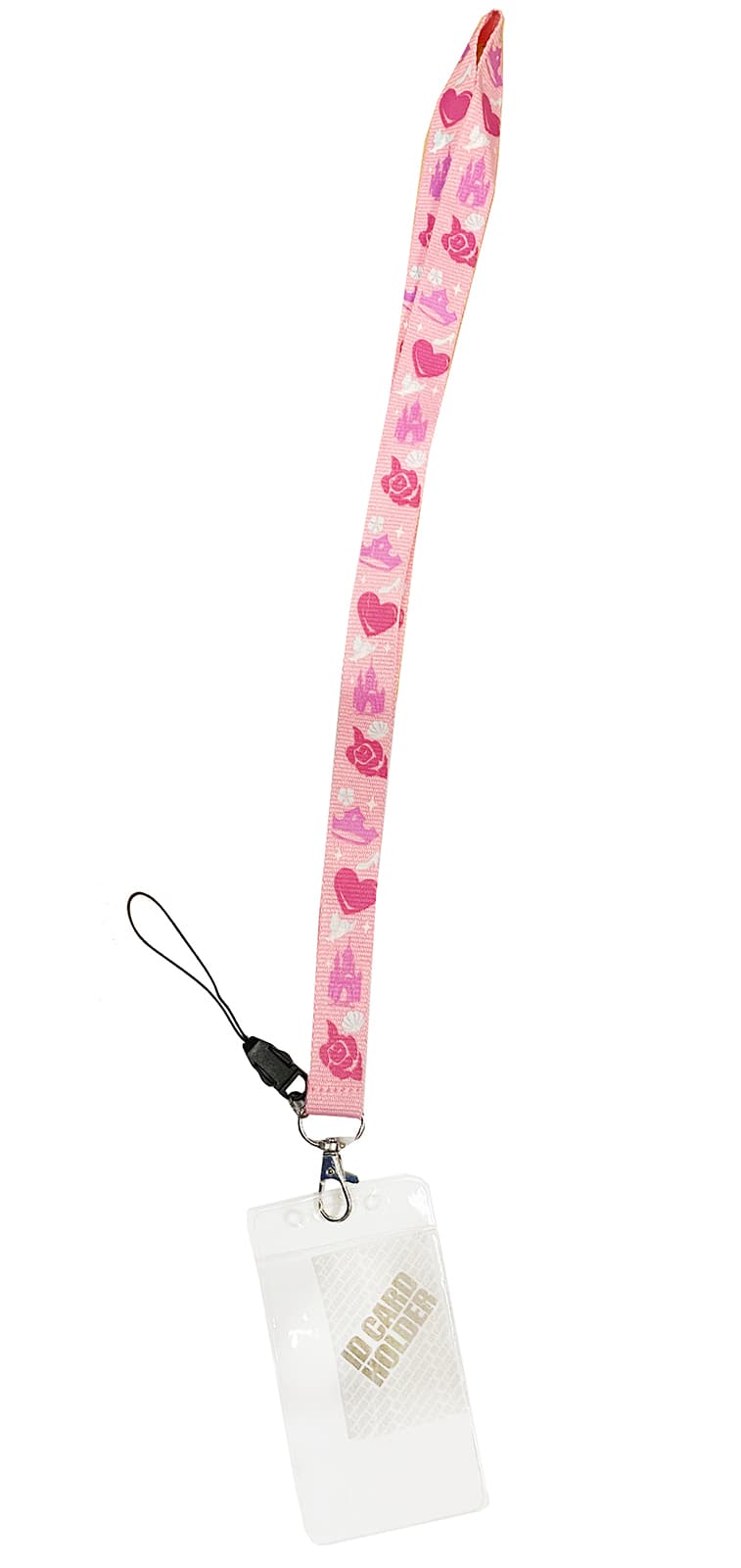 Monogram - Disney Princess Lanyard with Card Holder - Pink