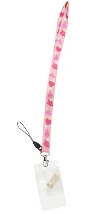 Monogram - Disney Princess Lanyard with Card Holder - Pink