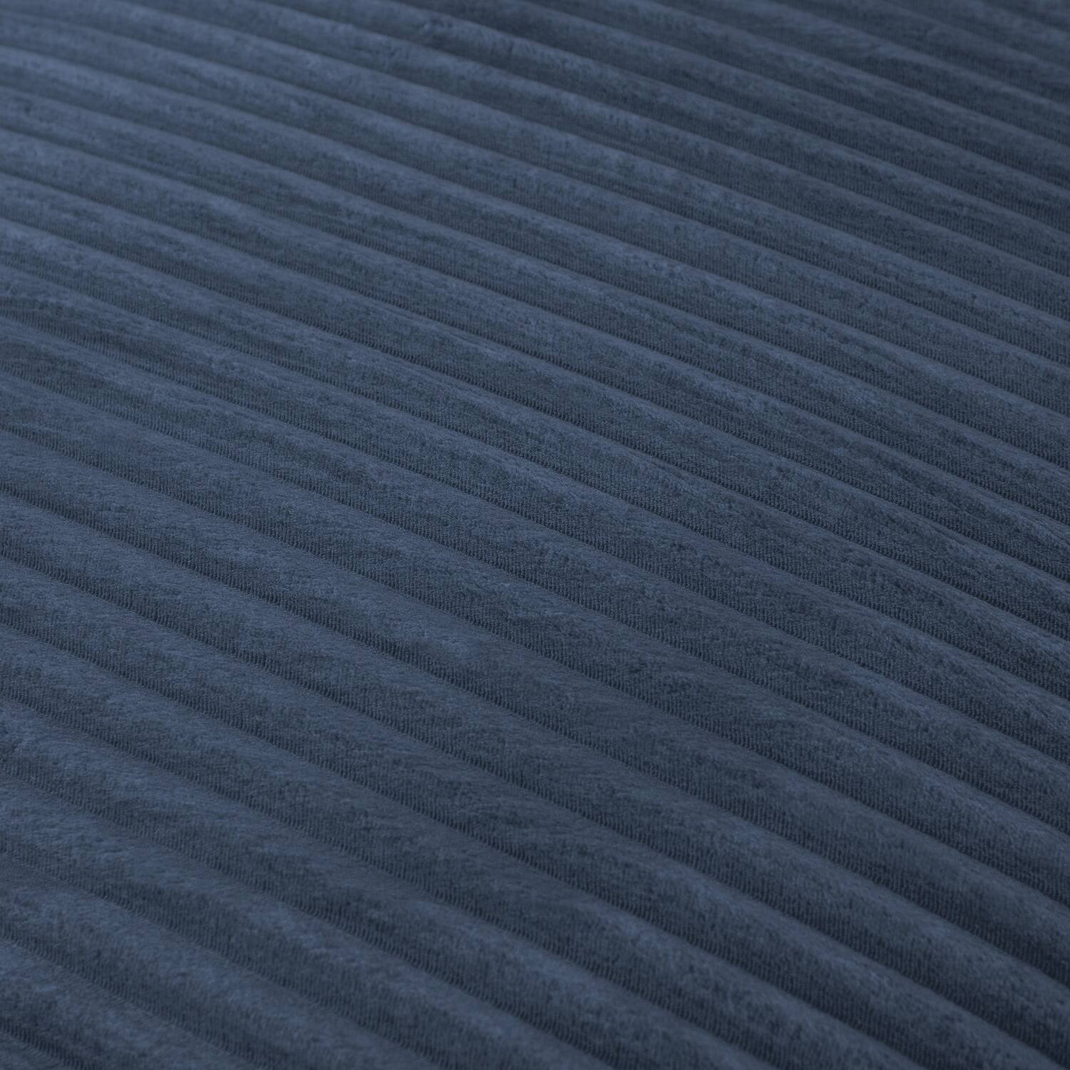 Alt View 5. Z-Edge - Corduroy sleeper sofa couch, no assembly needed, Perfect for Living Room/Dorm/Apartment - Blue - Blue.