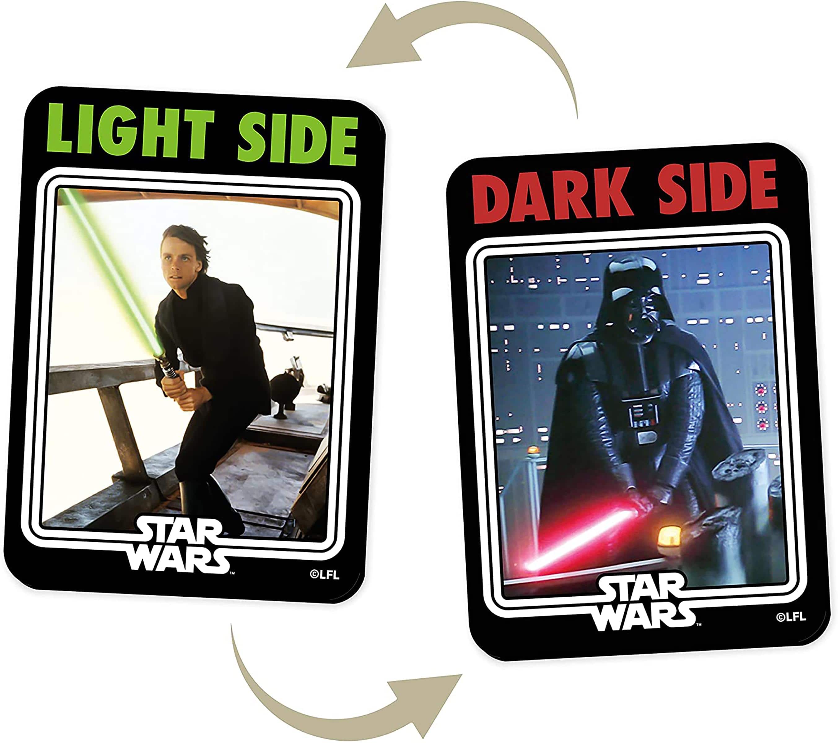 Star Wars - Light Side Dark Side Double Sided Dishwasher Magnet - Black