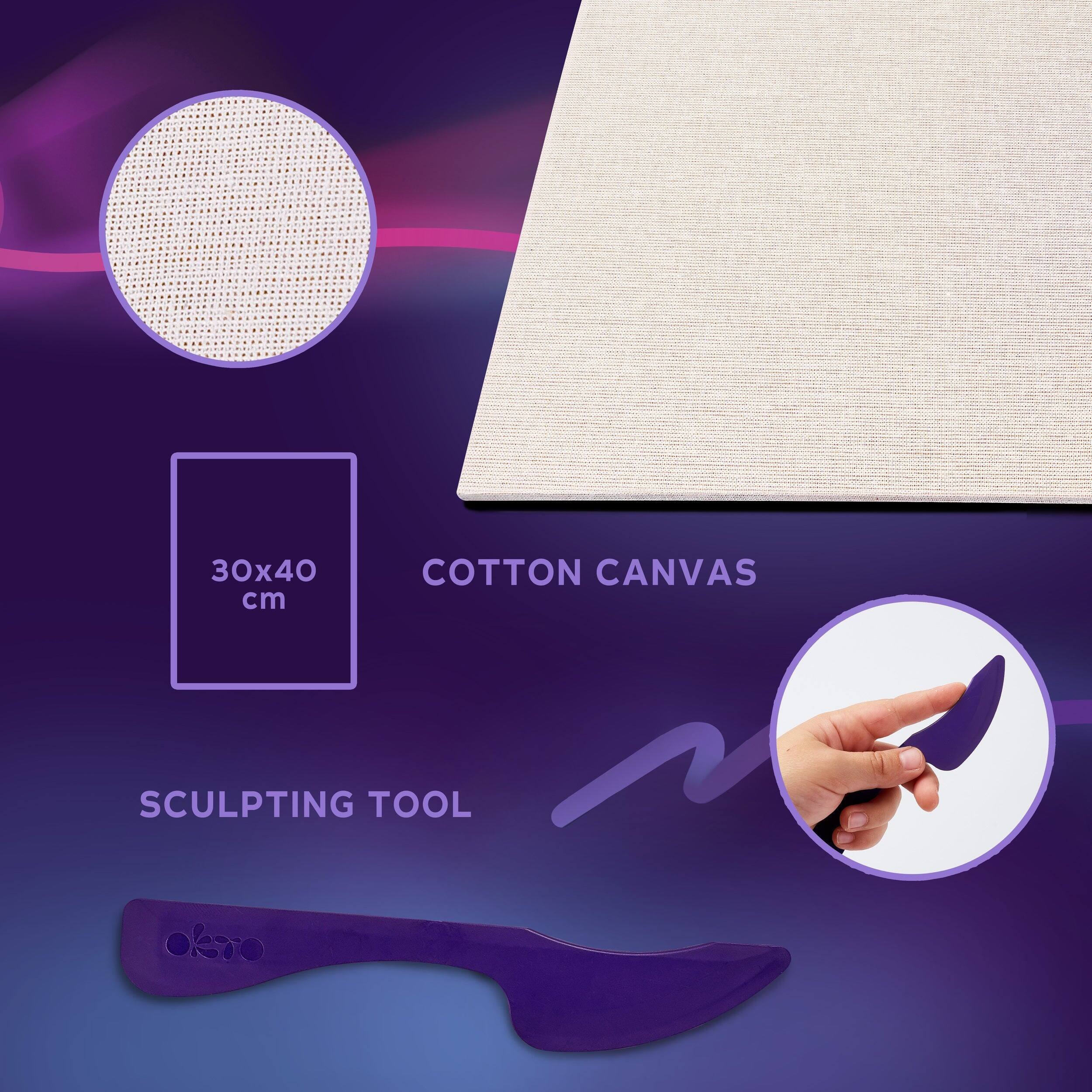 30x40 cm COTTON CANVAS SCULPTING TOOL