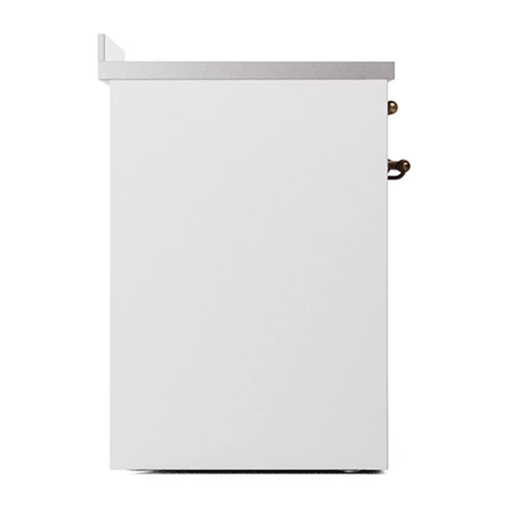 Alt View 9. ILVE - ILVE Nostalgie II 30 inch Induction Range with 4 Induction Elements (White) - White.