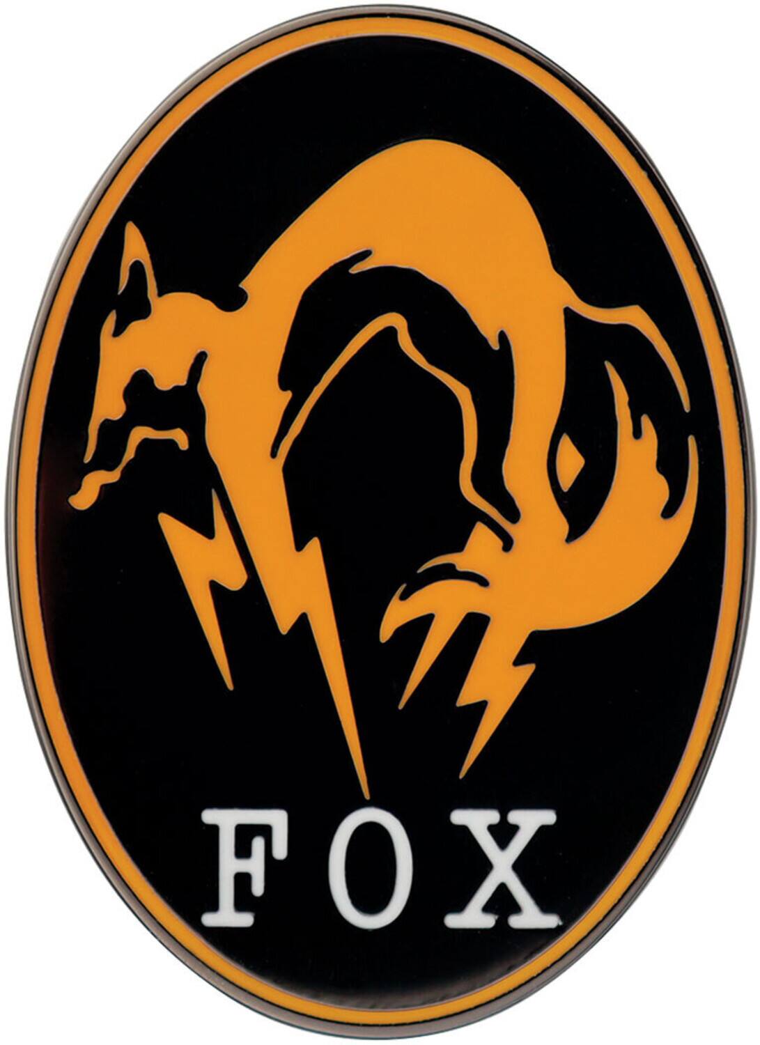 PopMarket - Metal Gear Solid Delta: Snake Eater - Limited Edition Pin Badge - Fox Logo - COLLECTIBLES - Multicolor