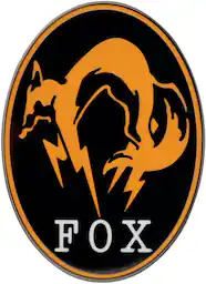 Metal Gear Solid Delta: Snake Eater - Limited Edition Pin Badge - Fox Logo - COLLECTIBLES