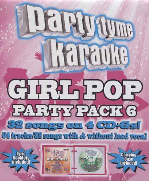  Party Tyme Karaoke: Girl Pop Party Pack, Vol. 6 [CD + G]