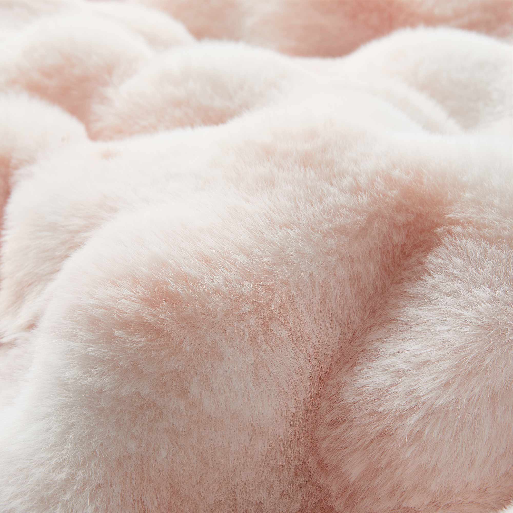 Alt View 1. Peace Nest - Peace Nest Ultra-Soft Faux Fur Comforter Set with Plush Tie-Dye & Reversible Sherpa, Pink, Queen - Pink.