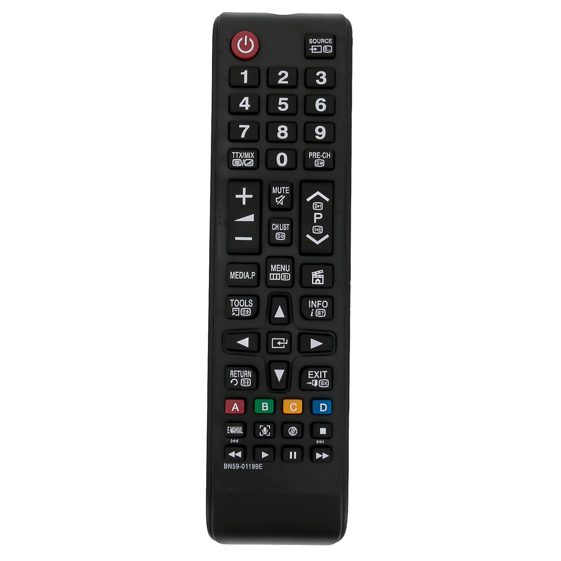 ALLIMITY - BN59-01199E Replaced Remote fit for Samsung TV UE32J5100A UE40J5100A UE48J5100A UA58H5200 UE28J4100A UE32J4100A - Black