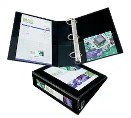 Avery - Framed View Binder with 3" One Touch EZD Rings - Black