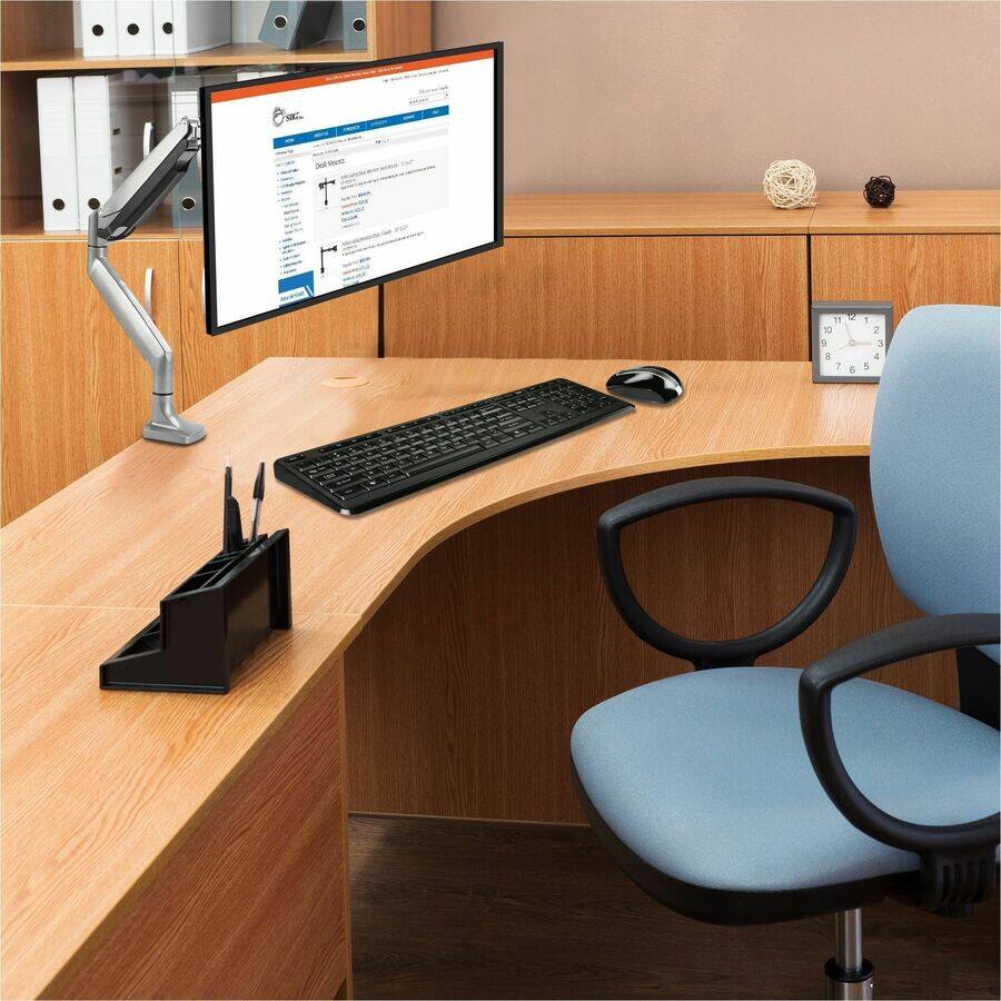 Alt View 1. SIIG - Single 45" Monitor Arm Mount 26.4 lbs - Gray.