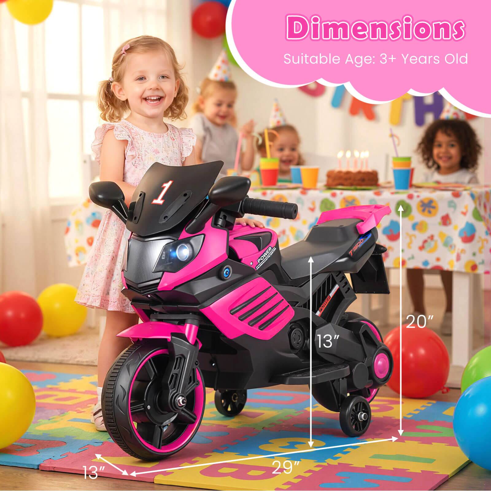 Dimensions  
Suitable Age: 3+ Years Old  

H 14"  
COWER  
13" x 20" x 13"  
29"