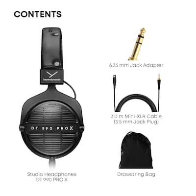 Beyerdynamic DT 990 Pro X Over Ear Studio Wired Headphones for Beyerdynamic DT 990 Pro X Over Ear Studio Wired Headphones for
