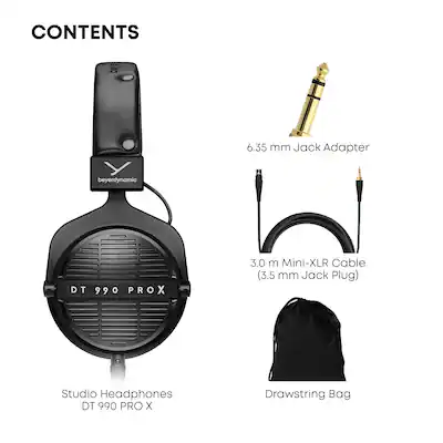 Beyerdynamic DT 990 PRO X Open Back Studio Headphones Beyerdynamic DT 990 PRO X Open Back Studio Headphones