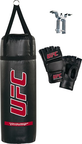 Best Buy: UFC Heavy Bag Set (3-Piece) Black/Red 101045