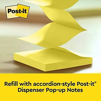 Post-it® Refill with accordion-style Post-it® Dispenser Pop-up Notes