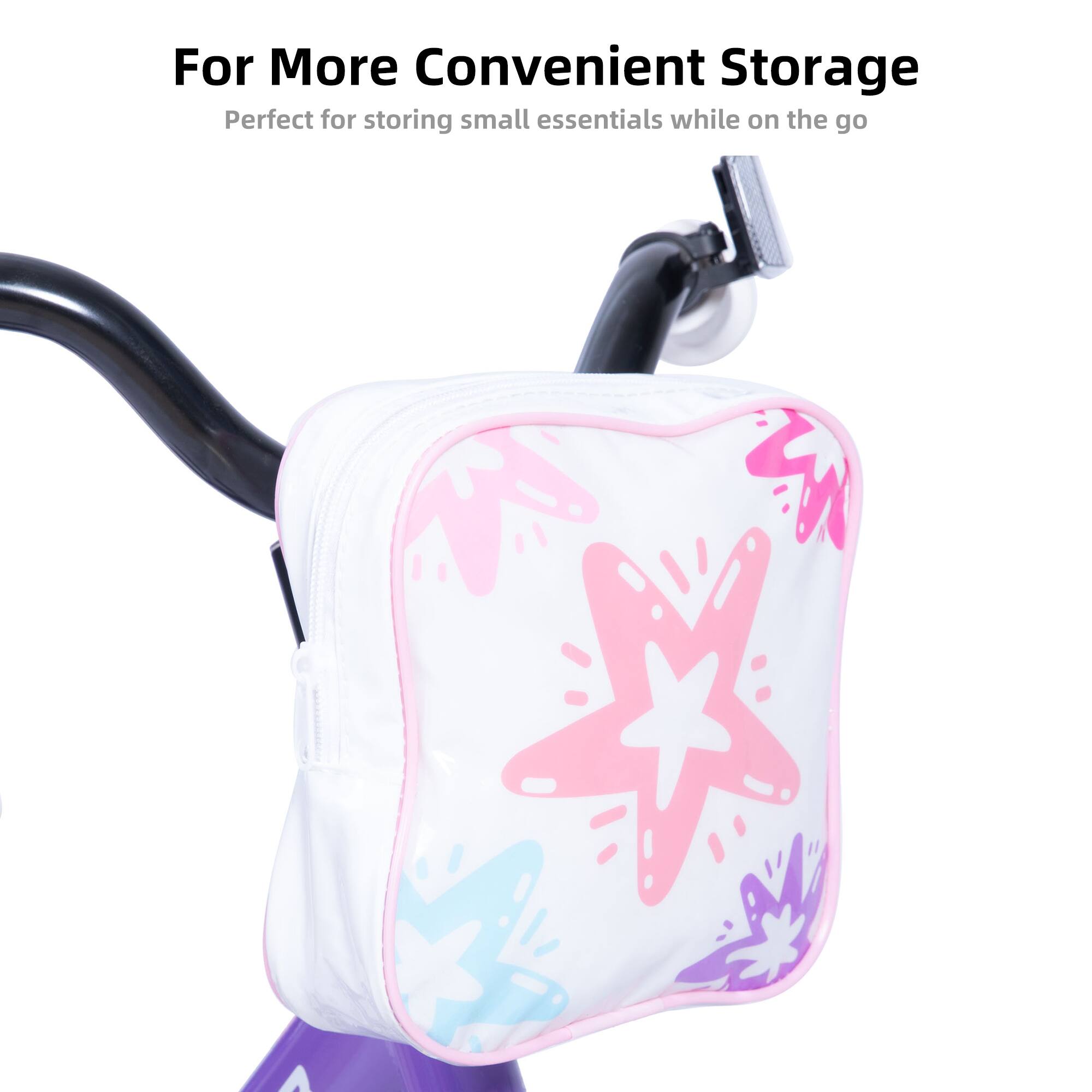 For More Convenient Storage  
Perfect for storing small essentials while on the go