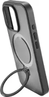 Insignia™ - Hard-Shell Case with MagSafe Kickstand for iPhone 16 Pro - Black - Front_Zoom