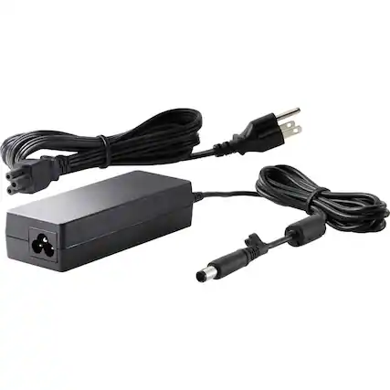 Front. HP - HP Desktop Mini 65w Power Supply Kit - 65 W - 120 V AC, 230 V AC Input - 1 - Black.