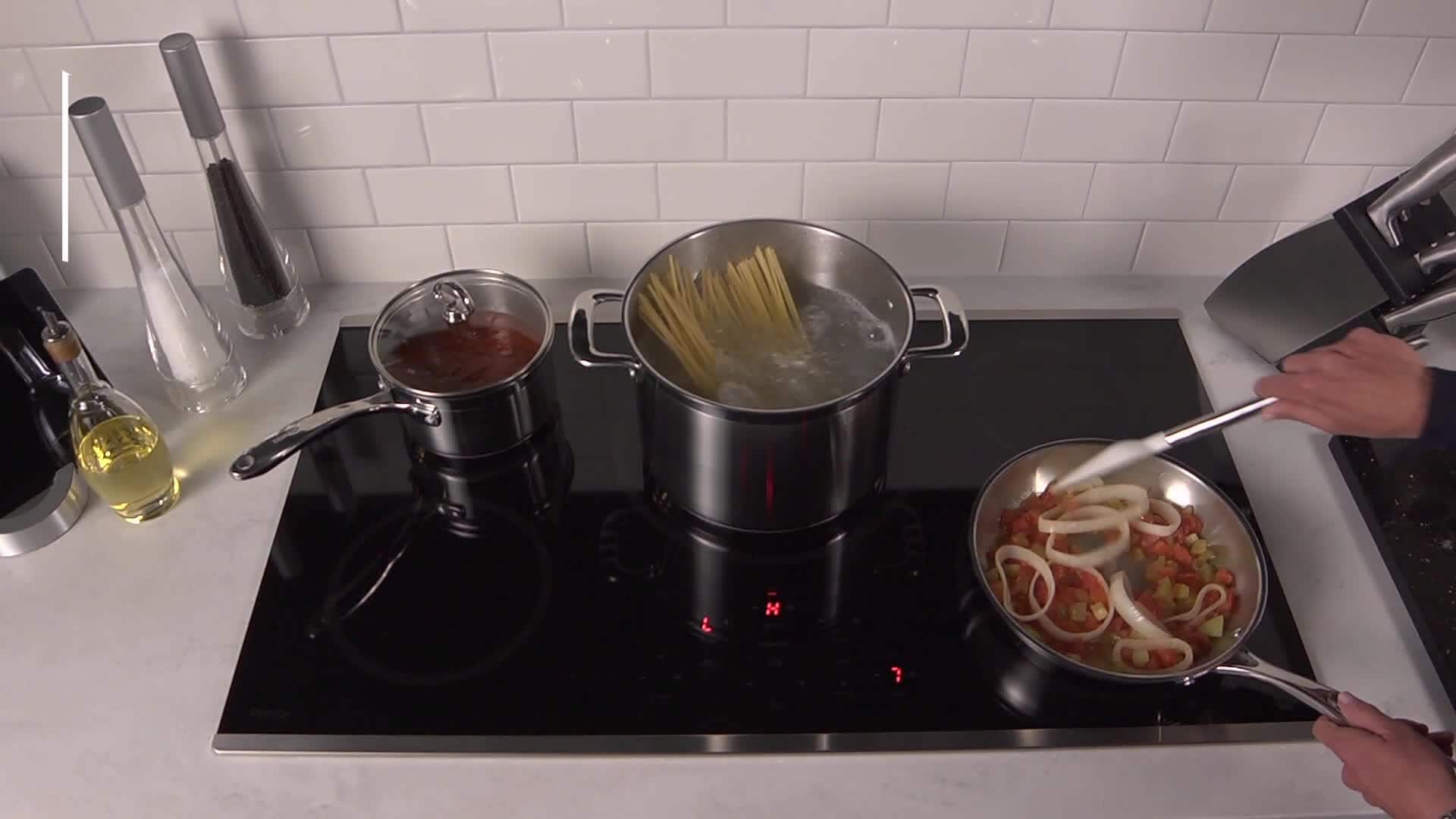 GE Profile Series 30" BuiltIn Electric Induction Cooktop Stainless