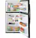Alt View 11. GE - 21.1 Cu. Ft. Top-Freezer Refrigerator - Black.