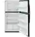 Alt View 13. GE - 21.1 Cu. Ft. Top-Freezer Refrigerator - Black.