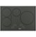 Alt View Zoom 11. Café Series 30" Built-In Electric Induction Cooktop - Flagstone Gray.