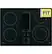 Alt View 13. GE Profile - 30" Electric Cooktop - Black on Black.