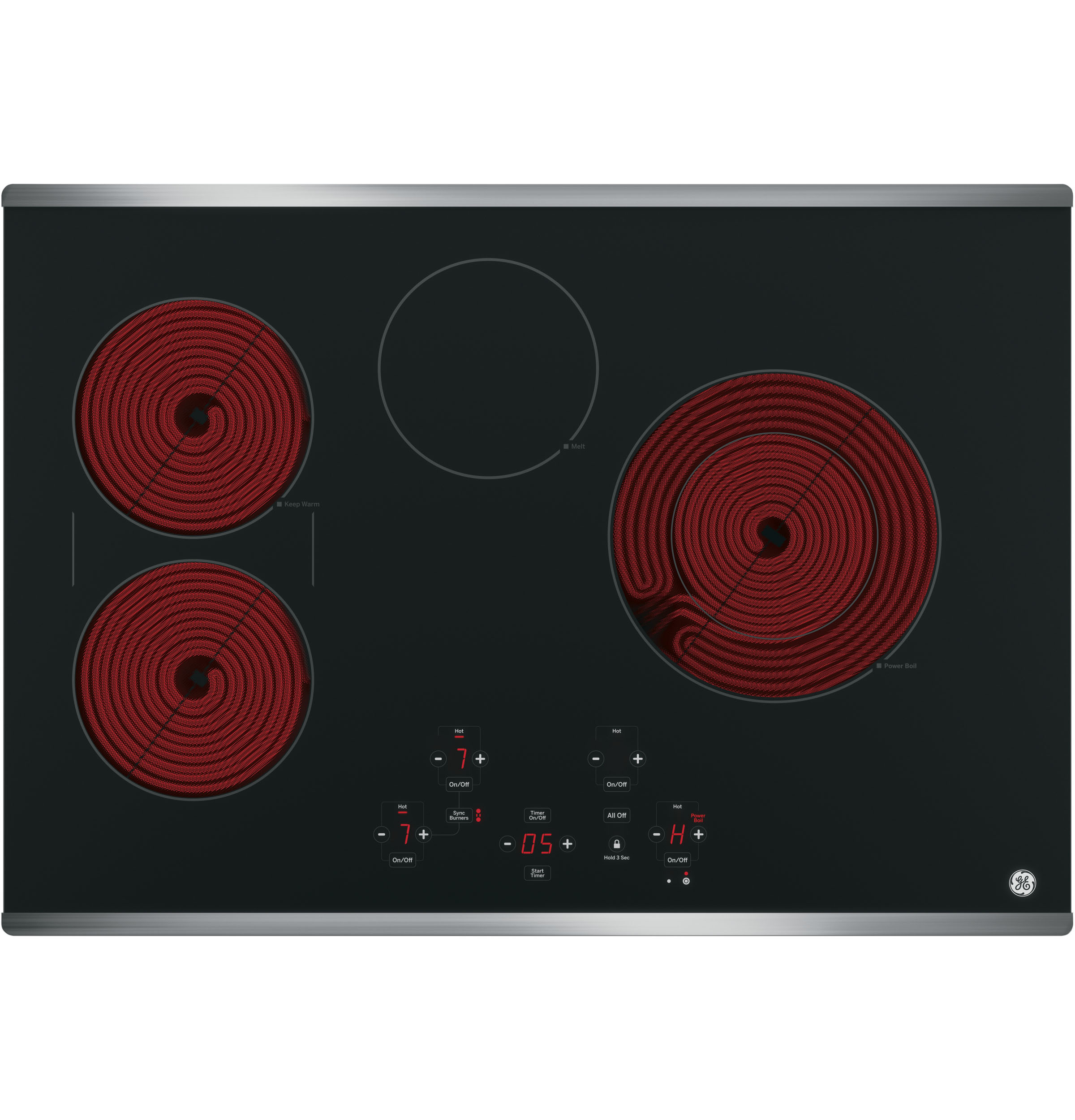 JP3030SJSS by GE Appliances - GE® 30 Built-In Knob Control Electric Cooktop