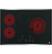 Alt View 12. GE - 30" Built-In Electric Cooktop - Stainless Steel on Black.