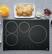 Alt View 11. GE Profile - 30" Built-In Electric Induction Cooktop - Stainless Steel-on-Black.