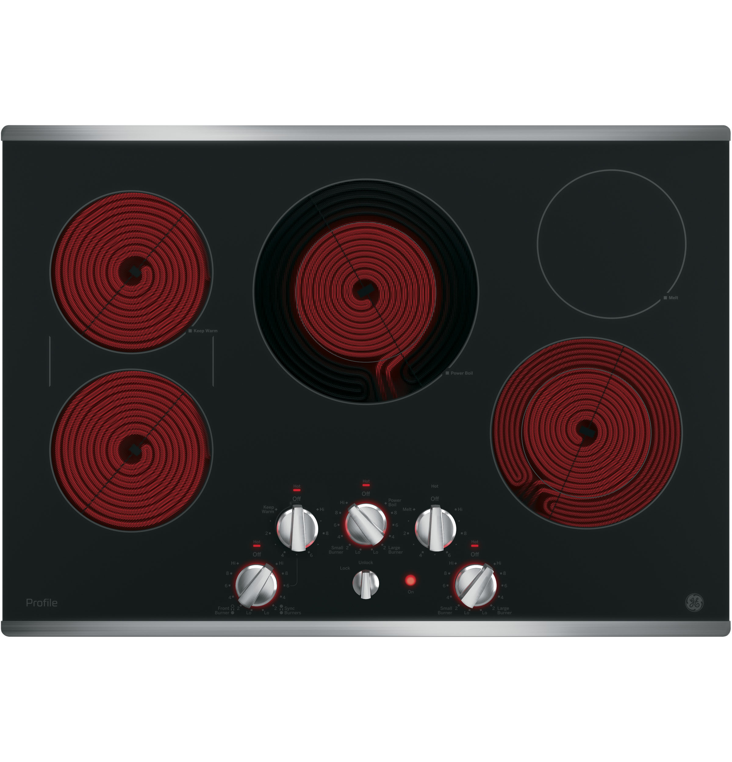 GE Profile™ Series 30 Built-In Electric Cooktop - PP932BMBB - GE Appliances