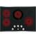 Alt View 12. GE Profile - 30" Built-In Electric Cooktop - Stainless Steel on Black.