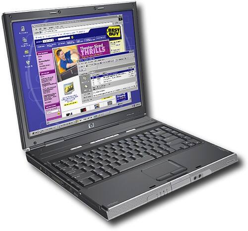 Angle Standard. Hewlett-Packard - Pavilion 3000+ Notebook.