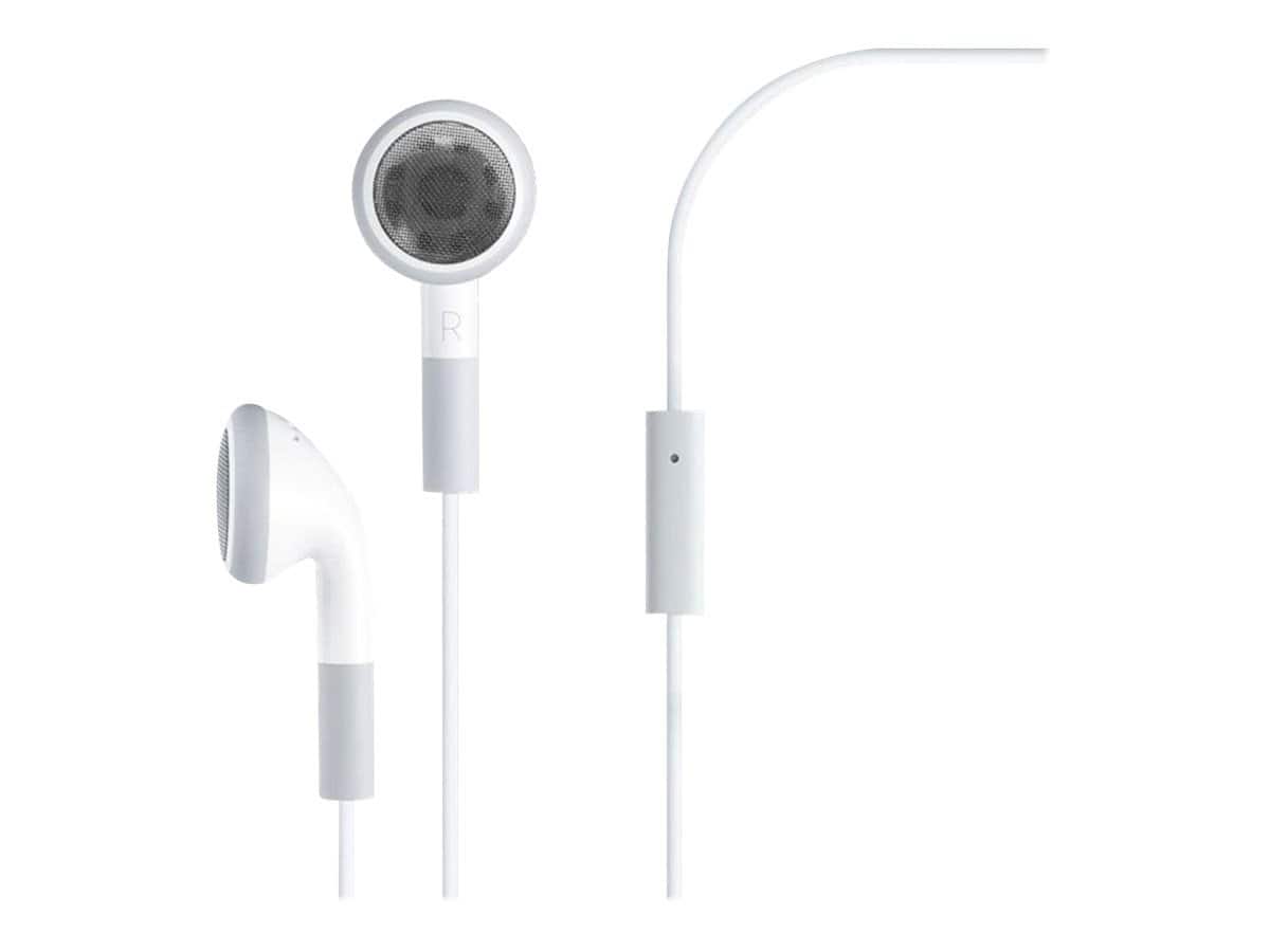 4XEM - Premium Earphones with Mic, Noise-Isolating Design, Compatible with Apple iPad 3rd Gen, iPad 1/2, iPhone, iPod - White