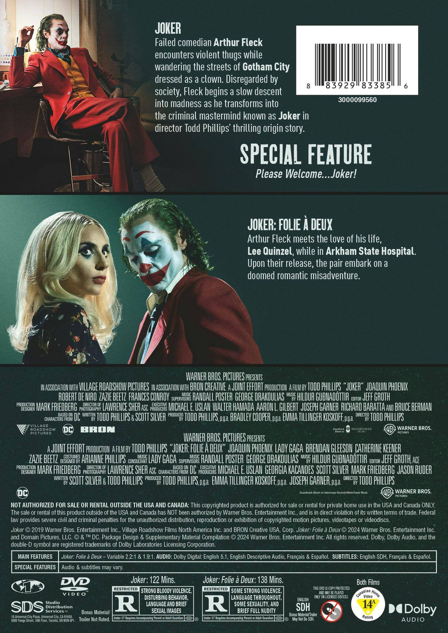 Back. Joker 2-Film Collection [DVD].