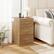 Alt View 1. Costway - Costway Nightstand with Charging Station, 3 Storage Drawers, Bedside Table for Bedroom - Natural.