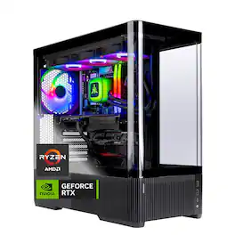 Skytech Gaming - Skytech CHRONOS4 Gaming Desktop - AMD Ryzen 7 9850X3D, 5080, 32GB 6000 MHz DDR5 RAM, 850W GOLD A3 PSU - Black