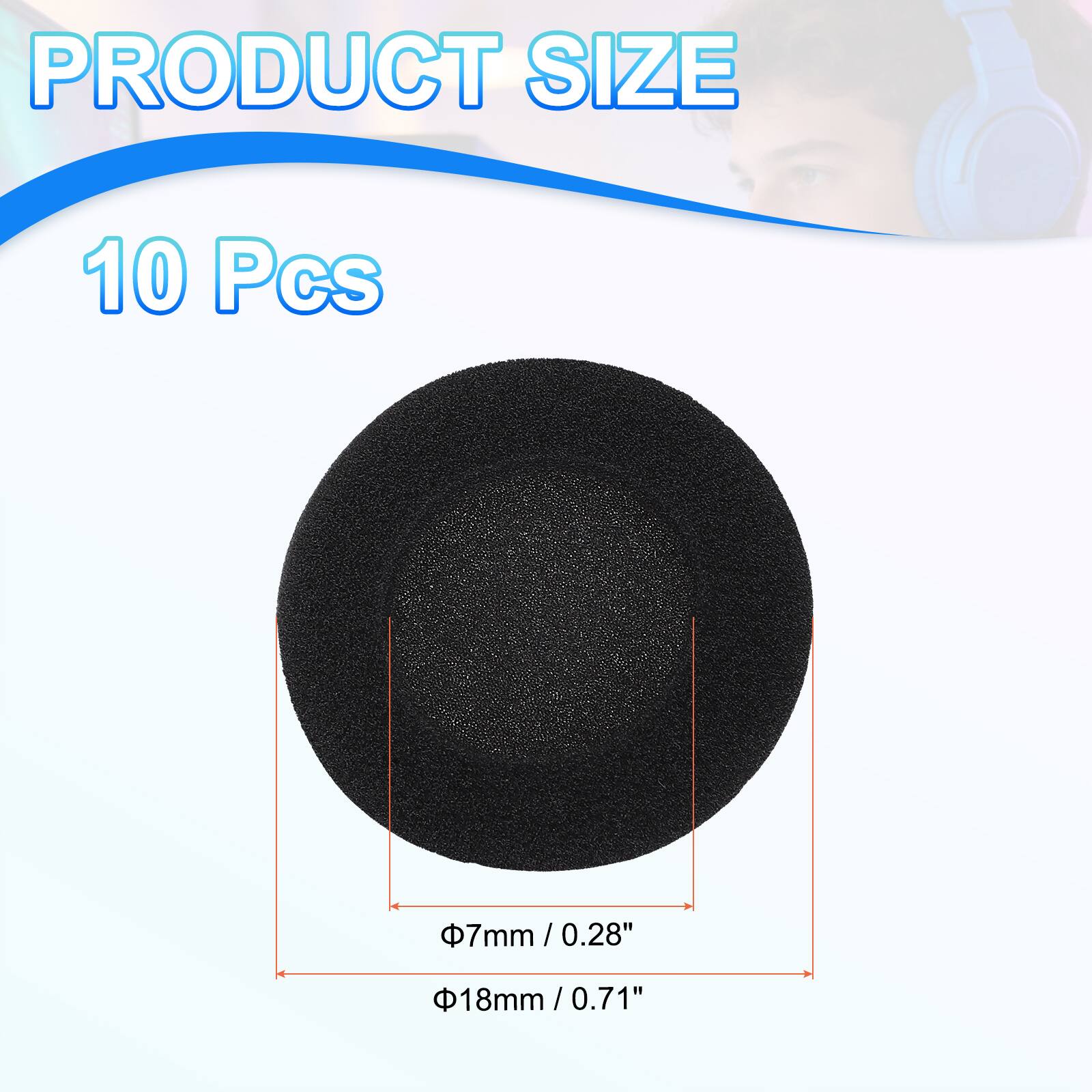 PRODUCT SIZE

10 Pcs

7mm / 0.28" / 18mm / 0.71"